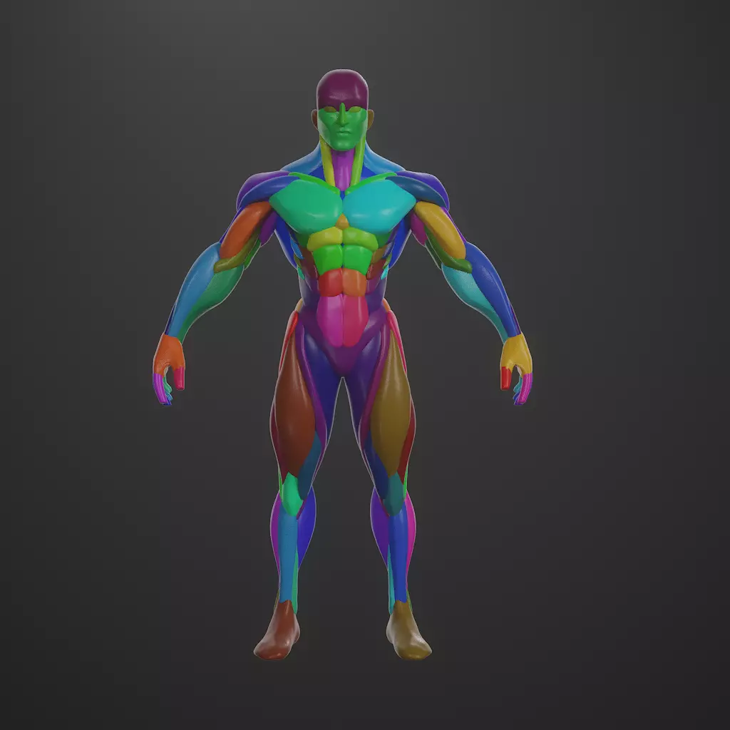 Basebody for Sculpting 3D model_0