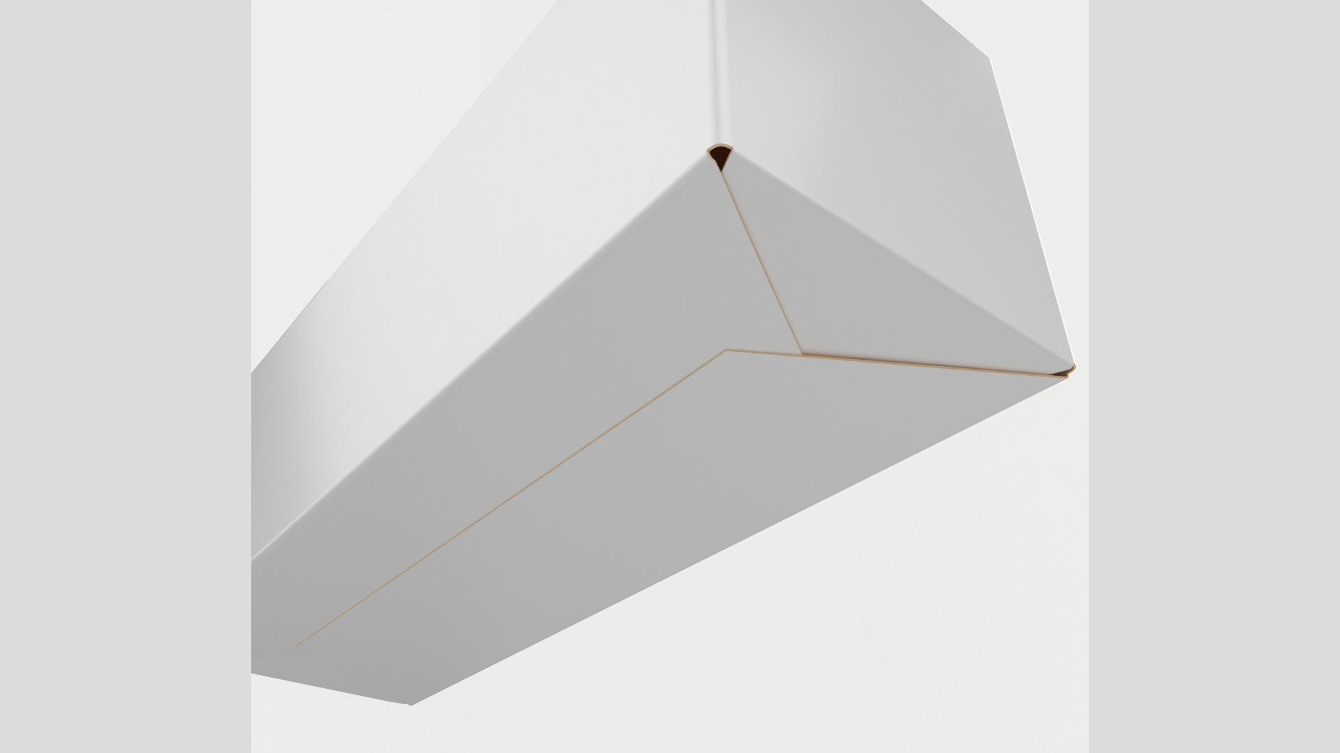 3D model 15cm Long Paper Box Closed Opened Unwrapped 3D model_6