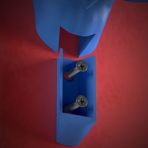 Superman hanger 3D print model_4