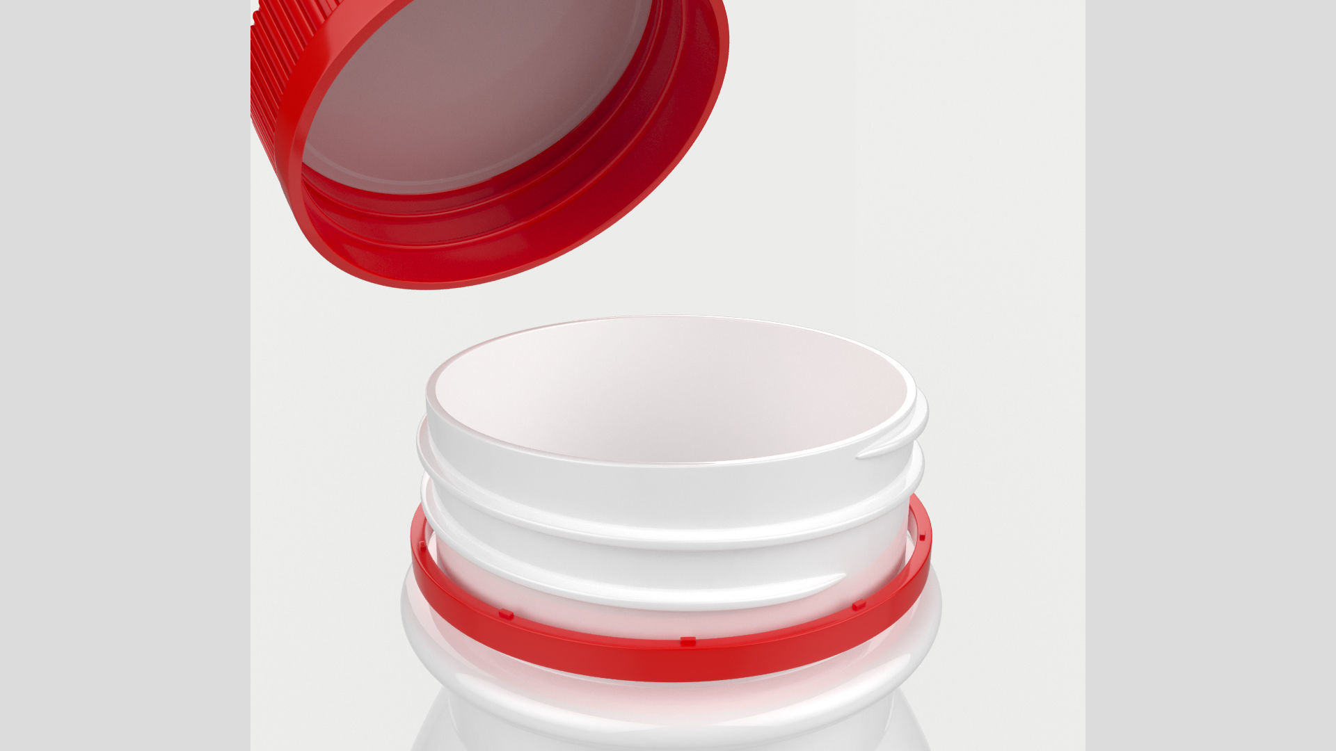 200ml 7oz Yogurt Bottle Low High Poly 3D model_3