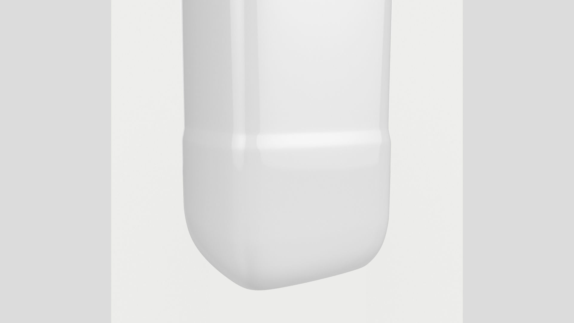 Square Yogurt Bottle Low High Poly 3D model_5