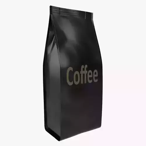Plastic Coffee Bag 250gr Low High Poly