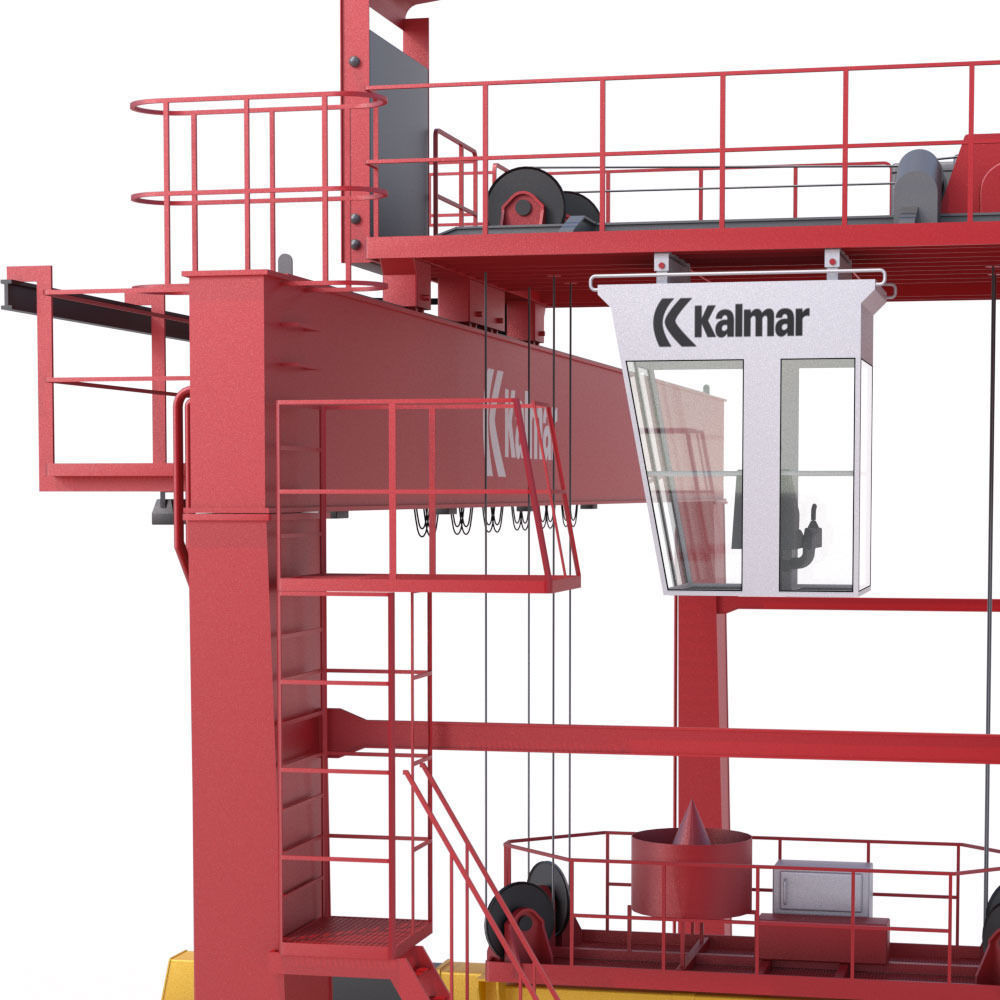 RTG Gantry Crane Kalmar 3D model_5