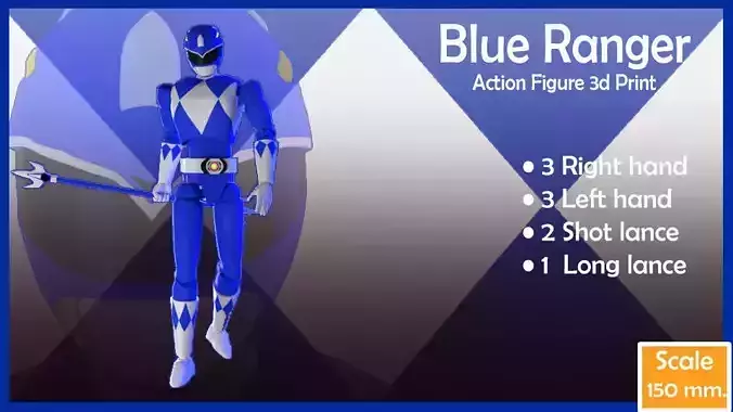 Super rangers Blue ranger  Action figure 