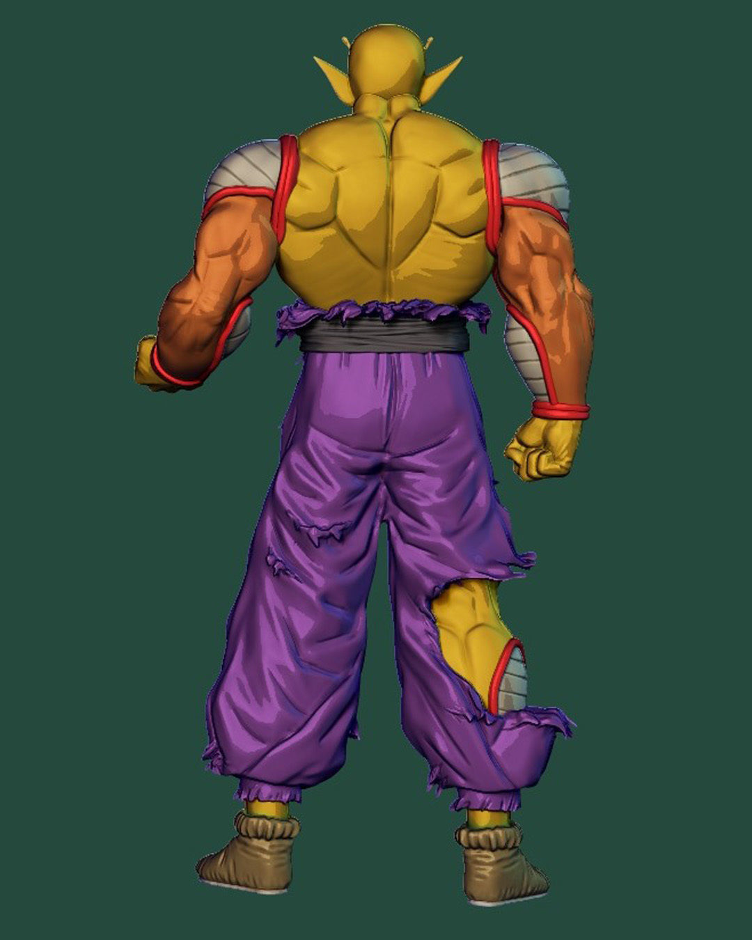 Piccolo dragon ball character clothing 3D print model_3