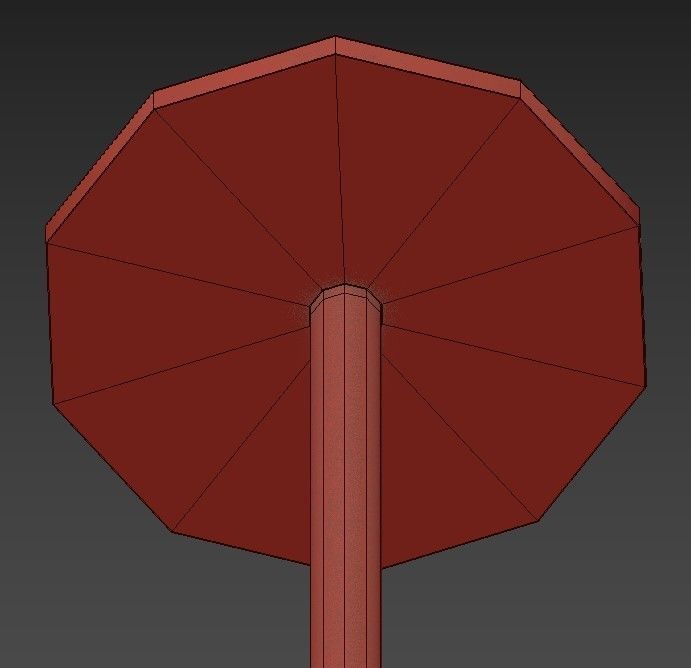 BAMBA drum pendant light with shade 3D model_1