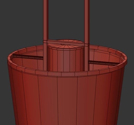 LUCERNE light fixture with glass shade and metal frame 3D model_2