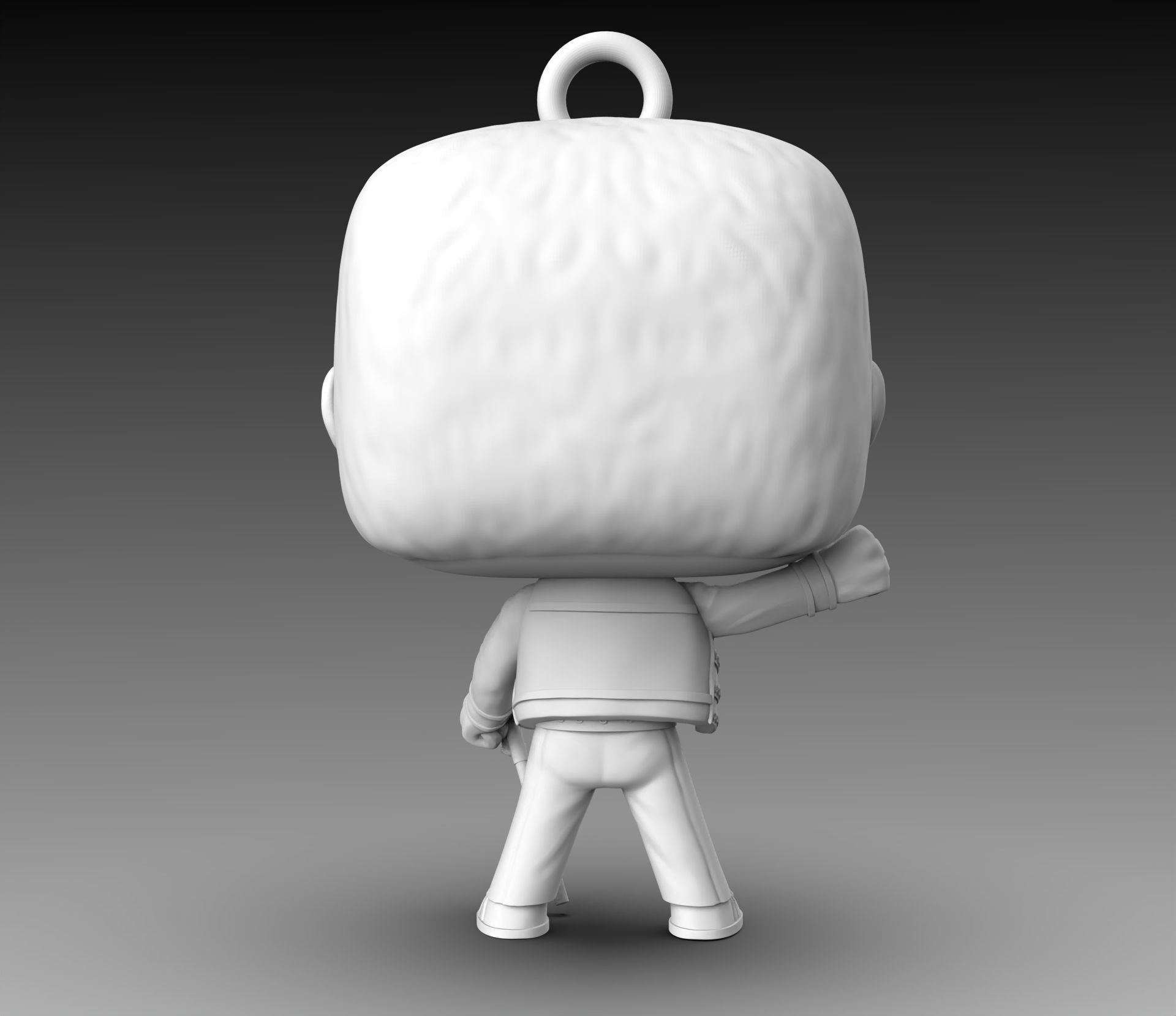 Fredie Mercury Keychain Funko Pop 3D print model_6