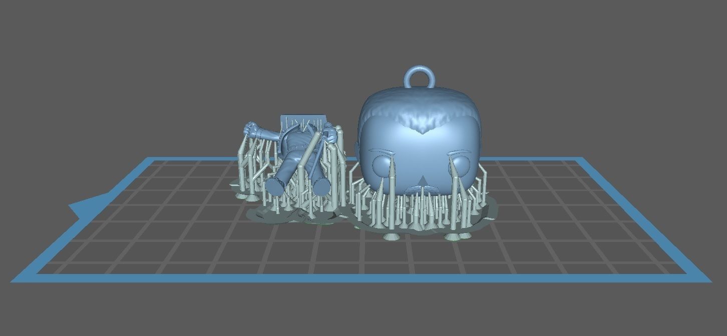 Fredie Mercury Keychain Funko Pop 3D print model_13