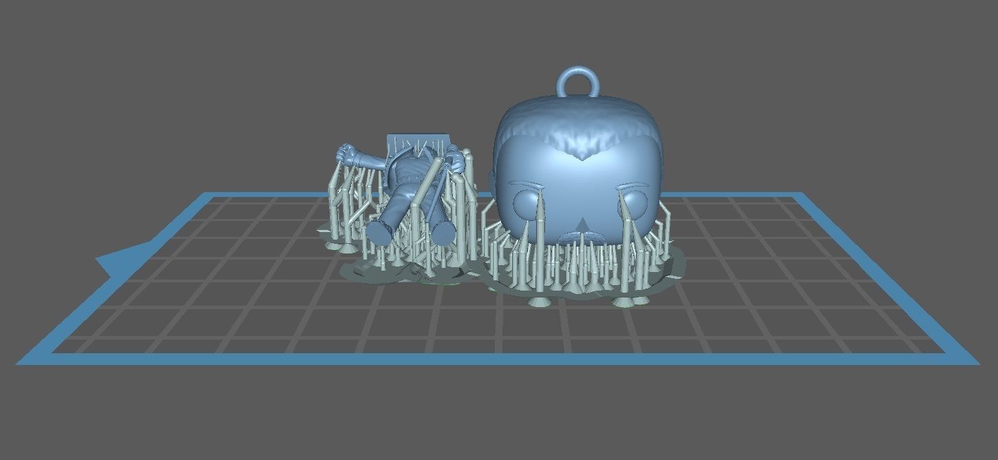 Fredie Mercury Keychain Funko Pop 3D print model_14