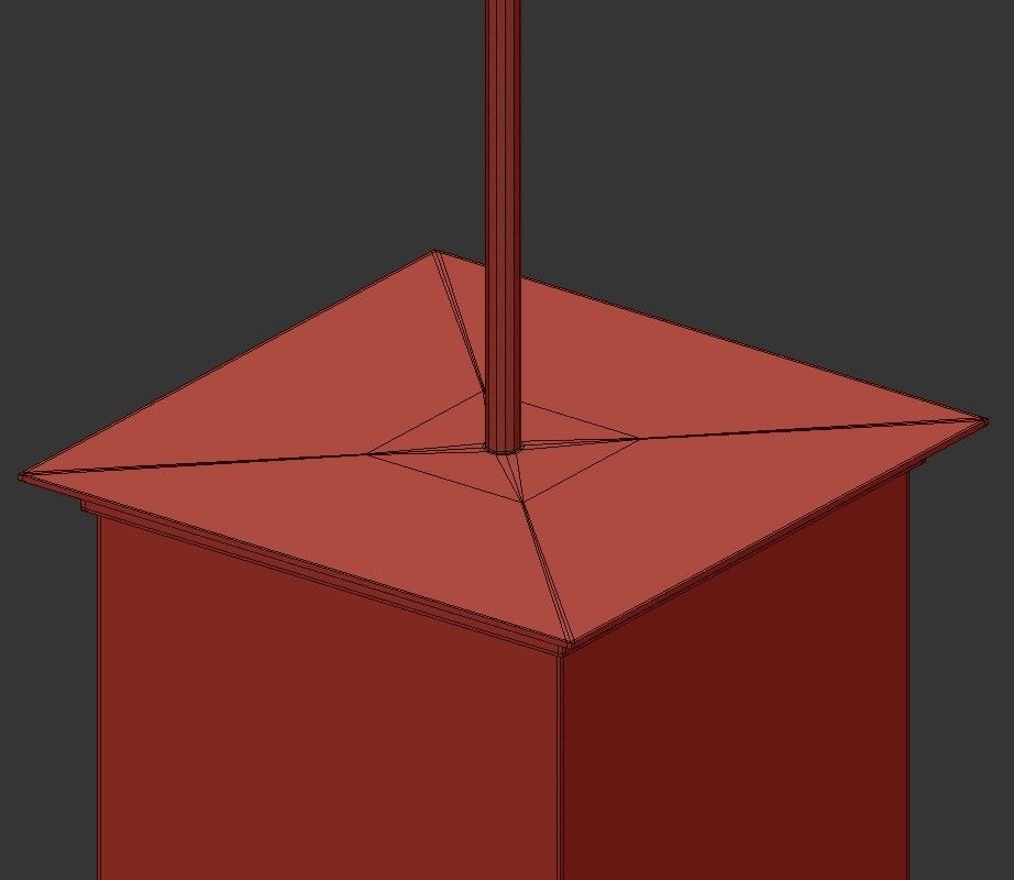 STEEG outdoor pendant light with shade 3D model_3