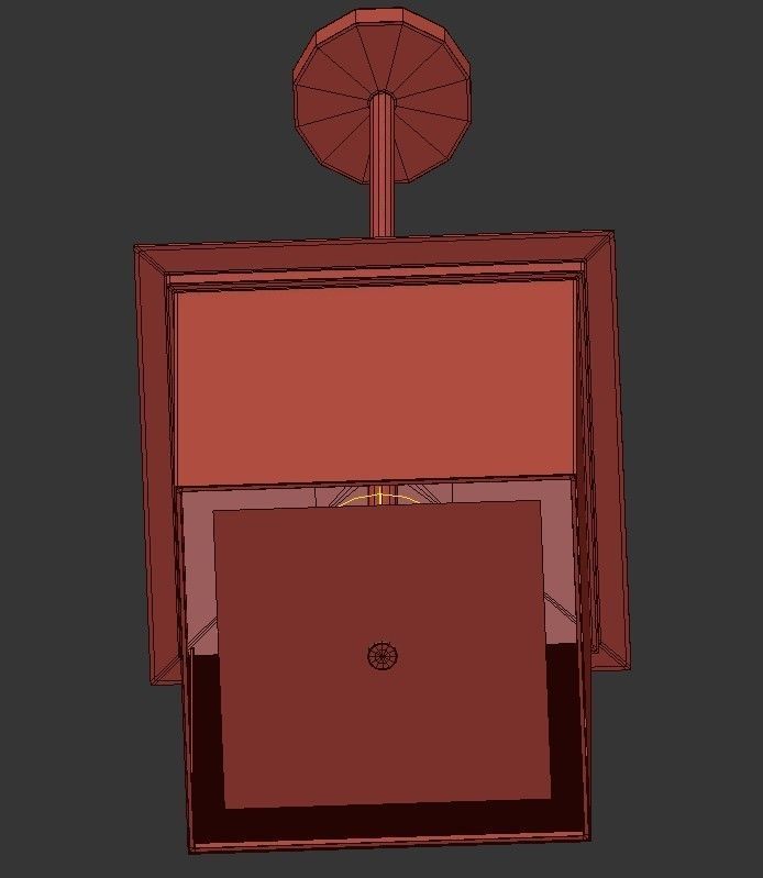 STEEG outdoor pendant light with shade 3D model_1