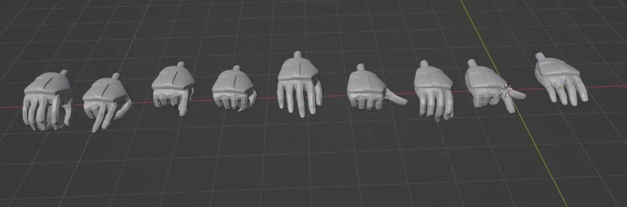 Black Series Stormtrooper Posed Hands 3D print model_0