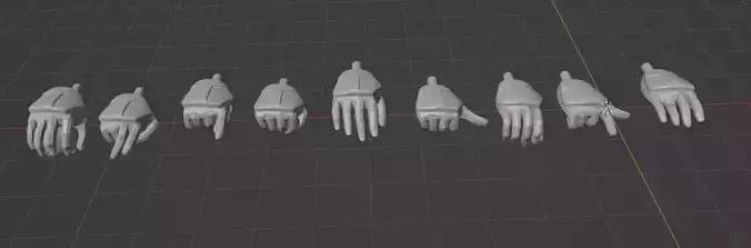 Black Series Stormtrooper Posed Hands