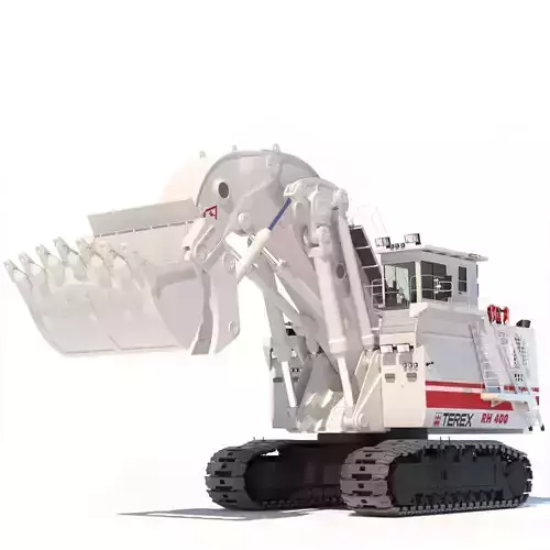 Excavator TEREX O K RH400 3D model