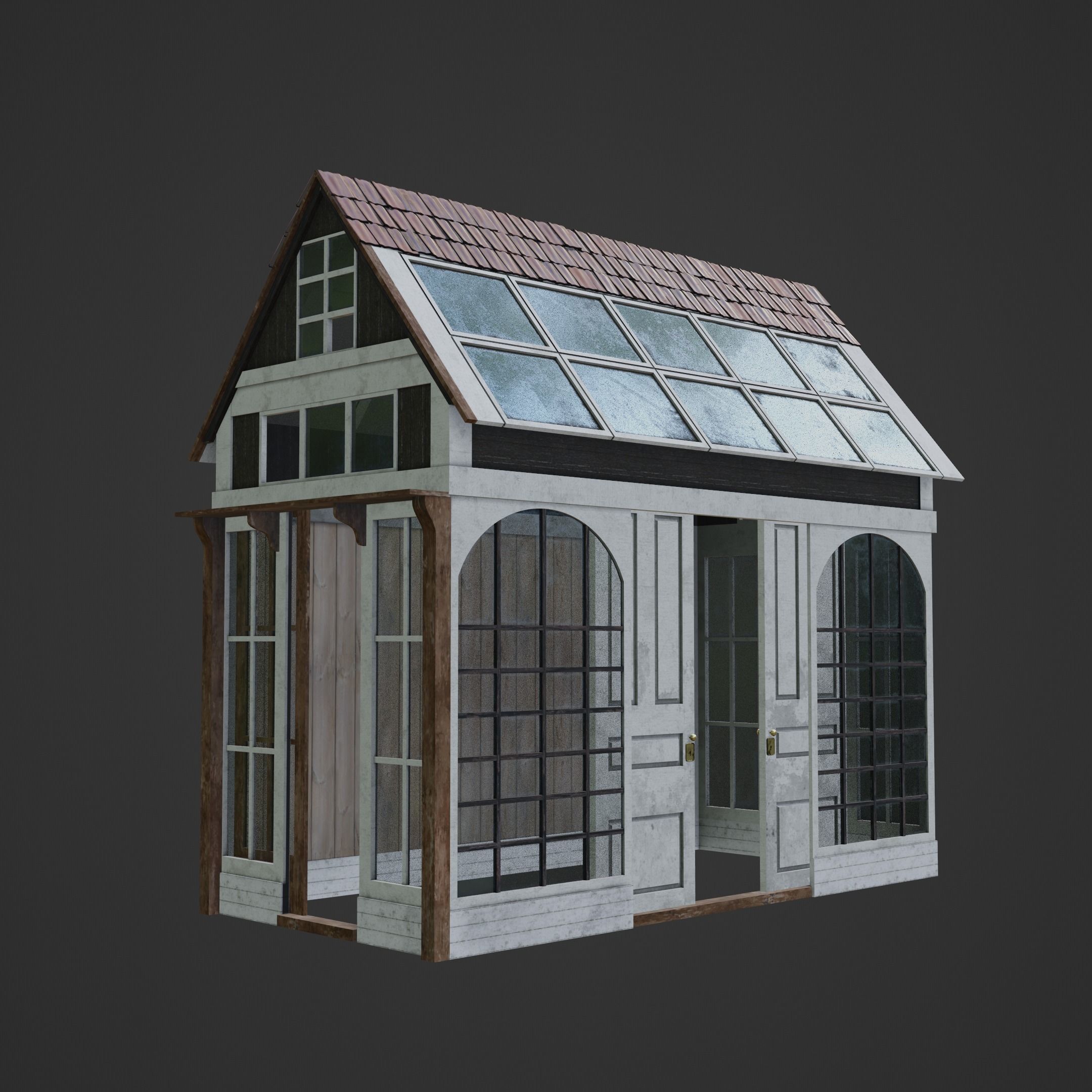 Greenhouse 3D model_5
