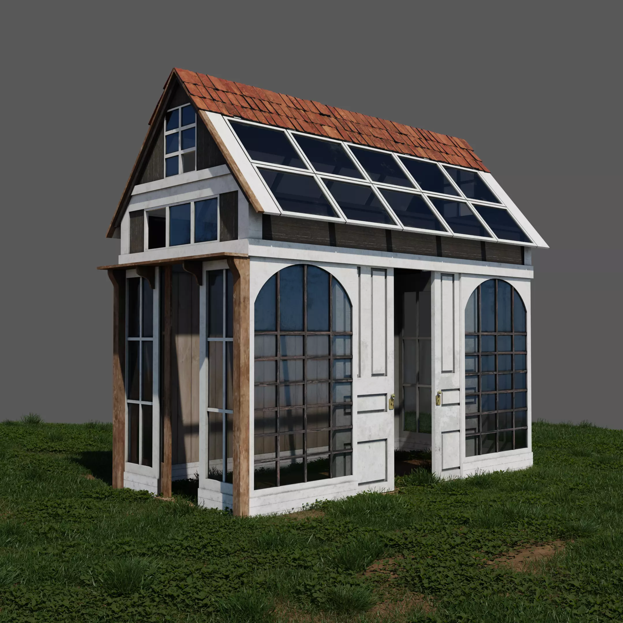Greenhouse 3D model_0