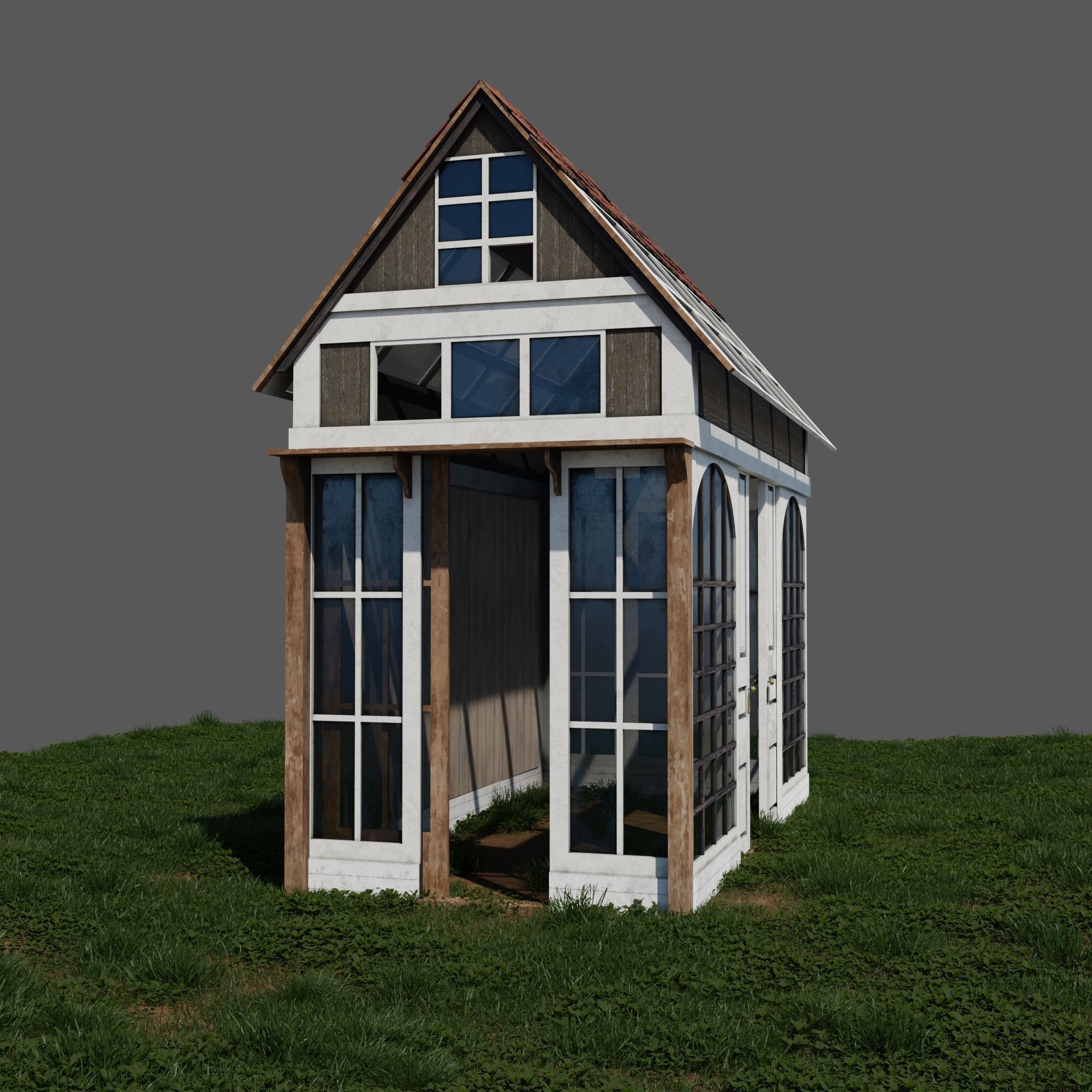 Greenhouse 3D model_1