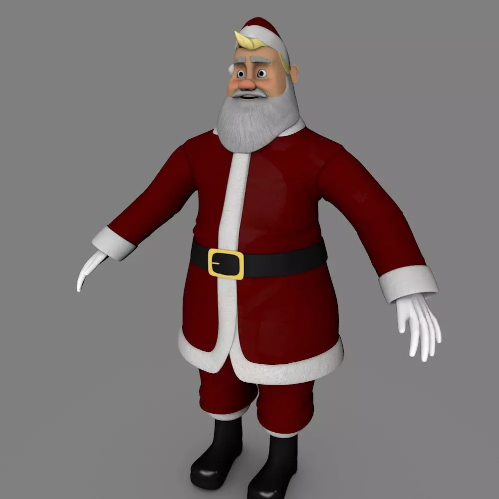 Santa Claus 3D model_0