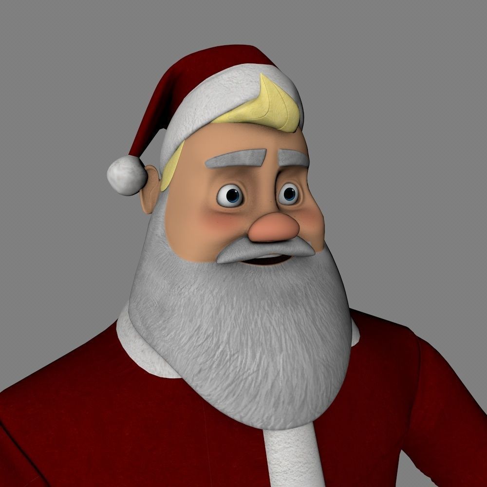 Santa Claus 3D model_2