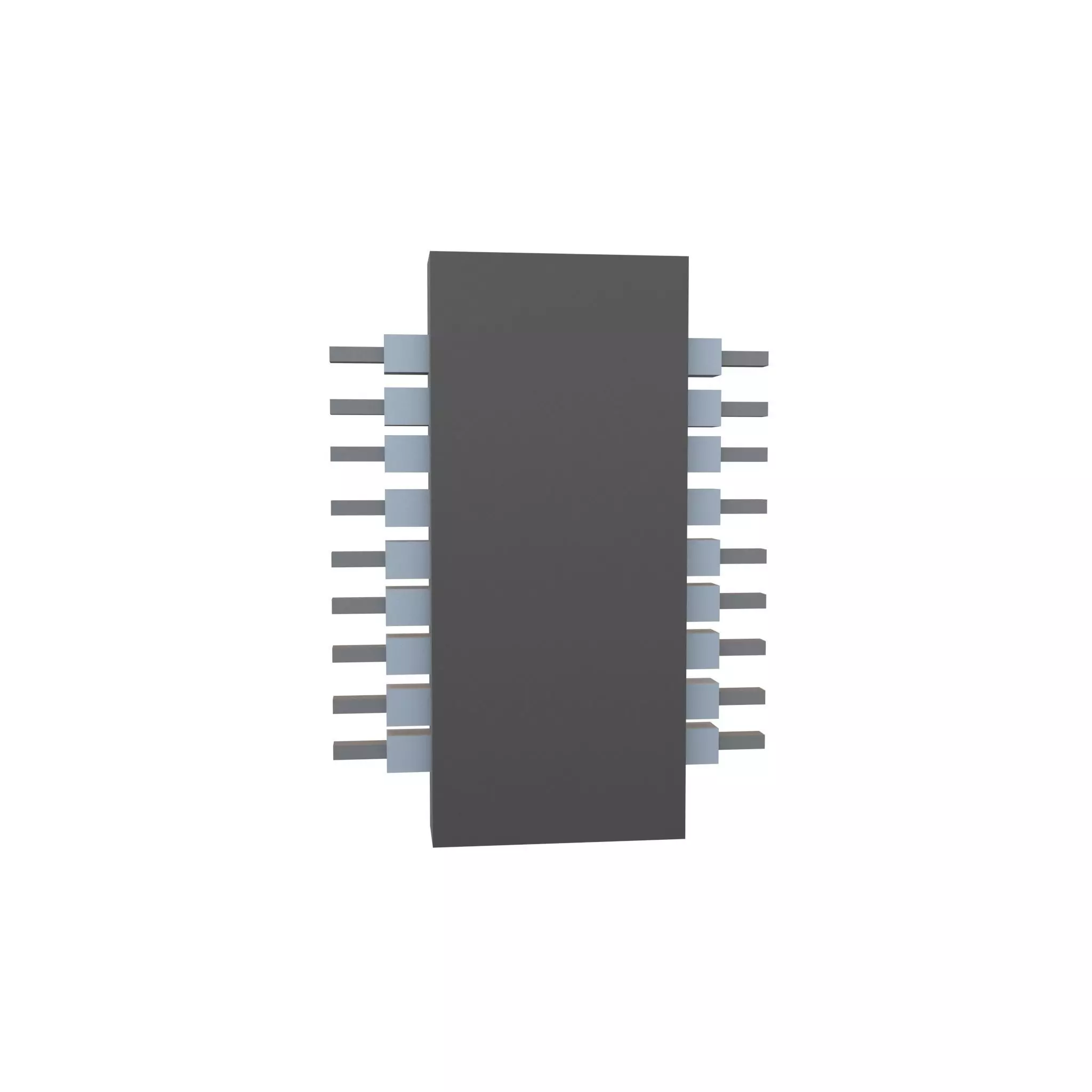 Microchip Symbol V2 002 Low-poly 3D model