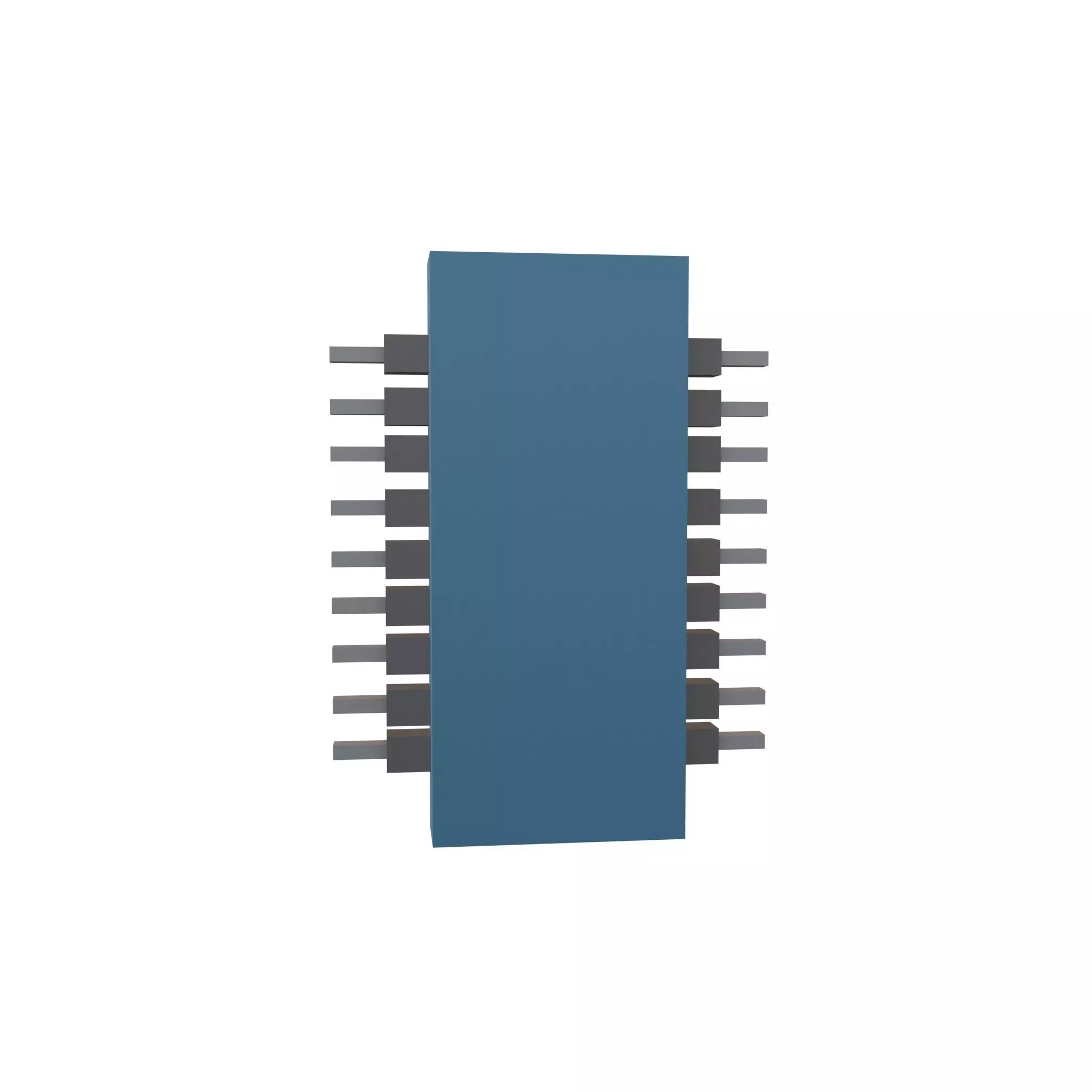 Microchip Symbol V2 003 Low-poly 3D model