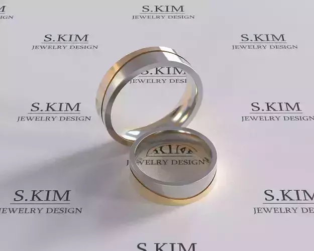Wedding ring two parts sizes 47-67
