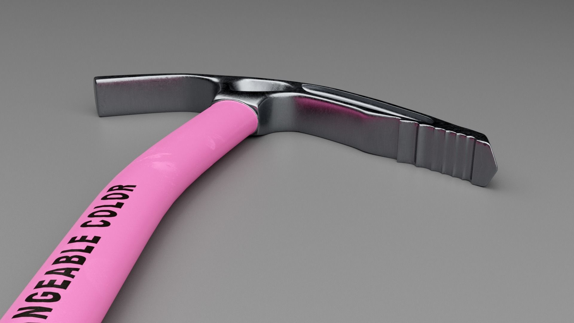 Ice Axe Low-poly 3D model_6