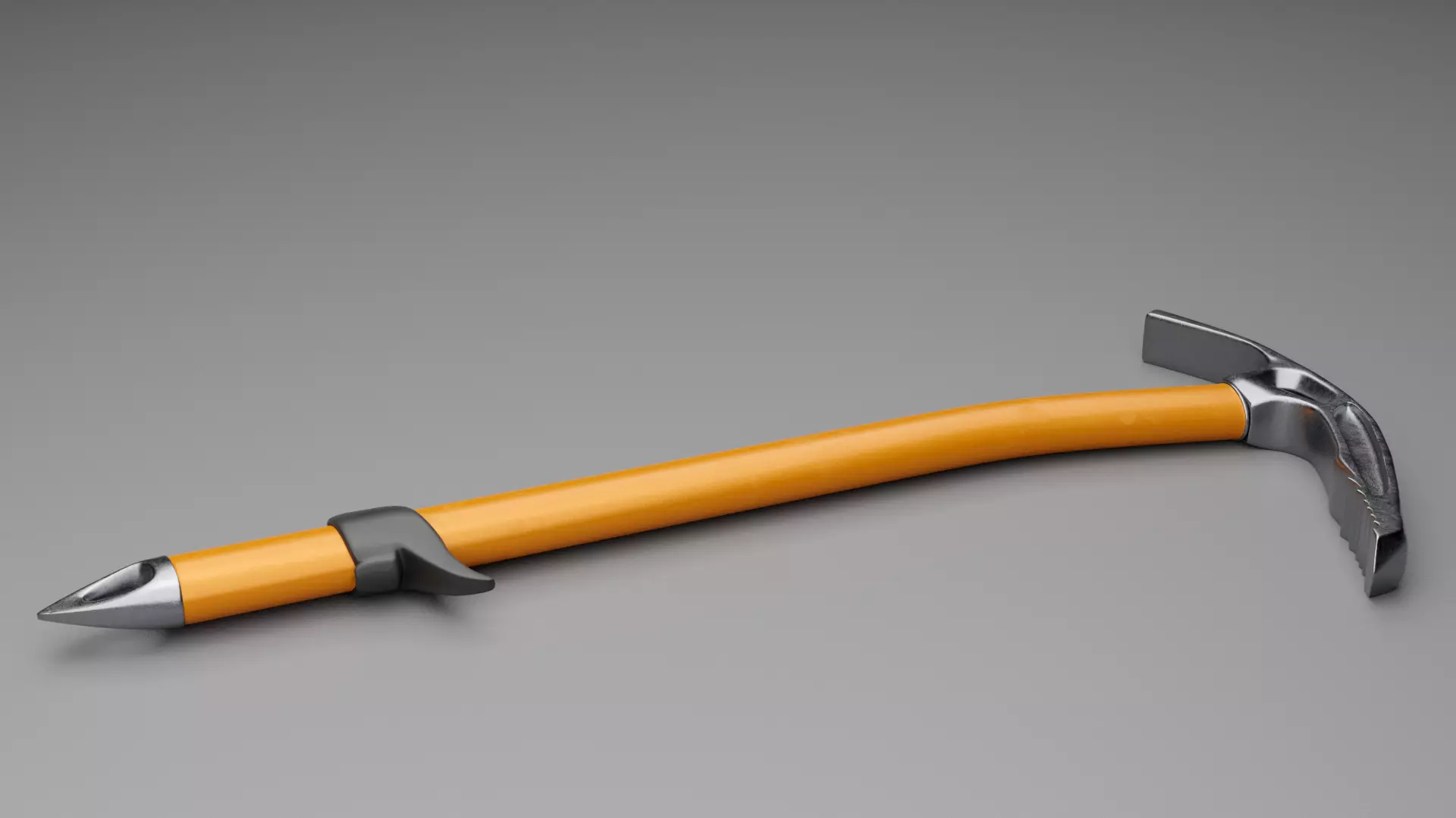 Ice Axe Low-poly 3D model_0