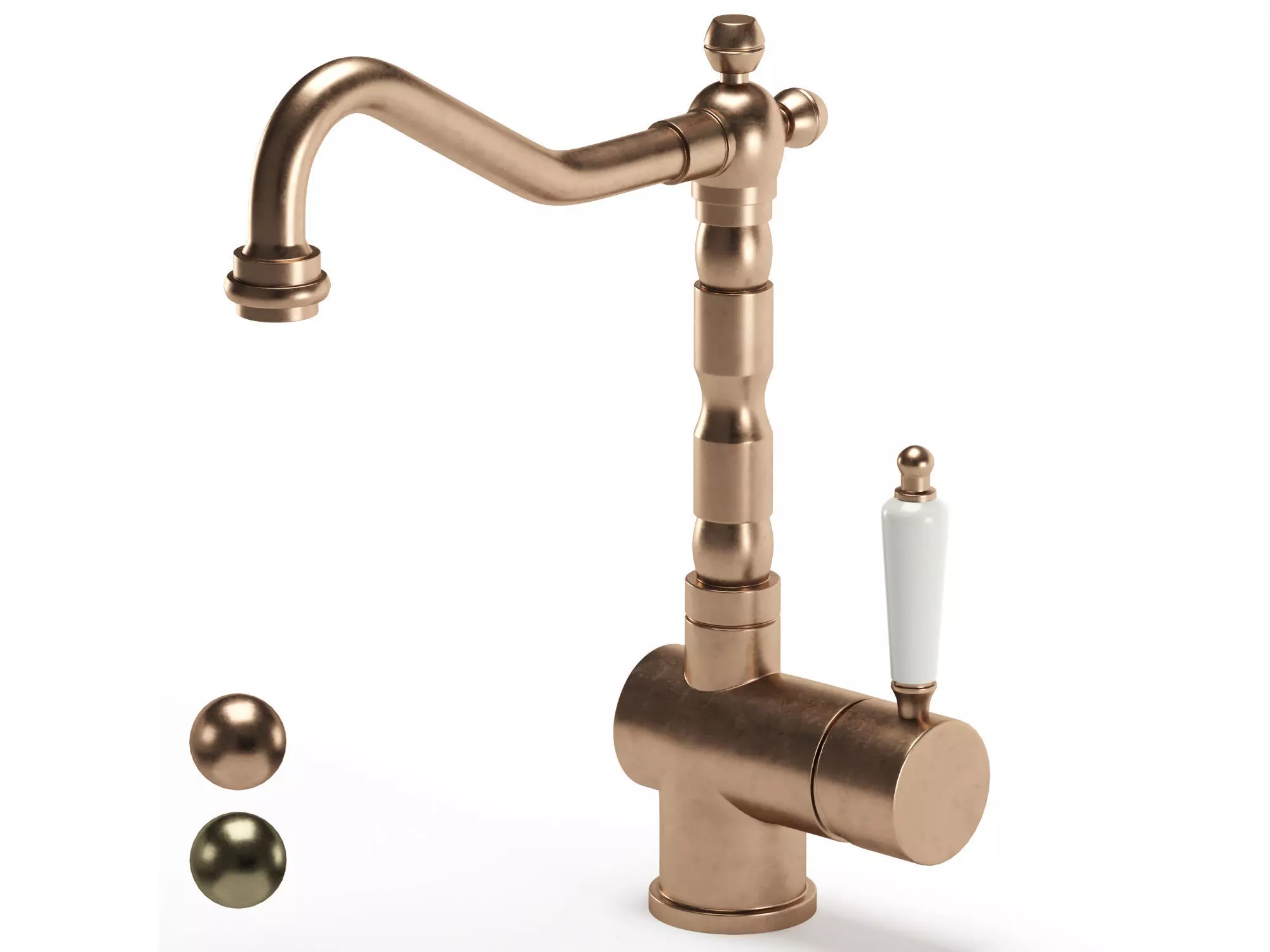 AQUASANITA kitchen faucet HERA 2473 3D model_0
