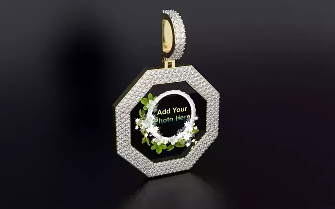 Photo Frame Pendant one  INCH