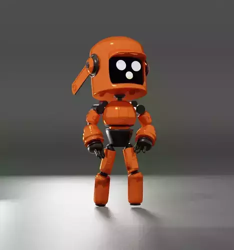 The robot nanny from the TV series love death and robots 3D model