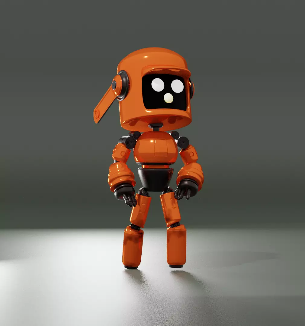 The robot nanny from the TV series love death and robots 3D model_0