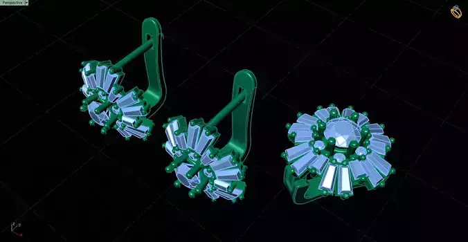 Earrings 3dmodel printable