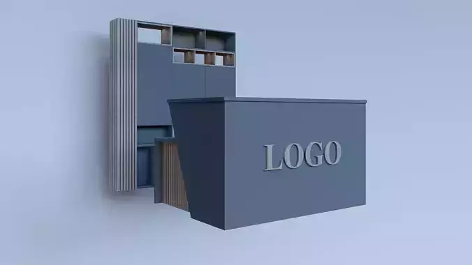 Reception Desk 3D model