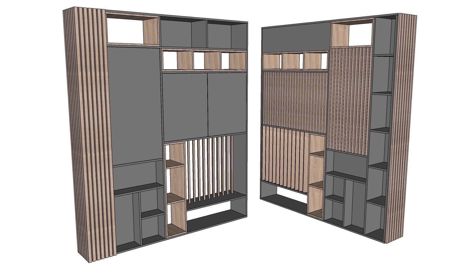 Reception Desk 3D model_4