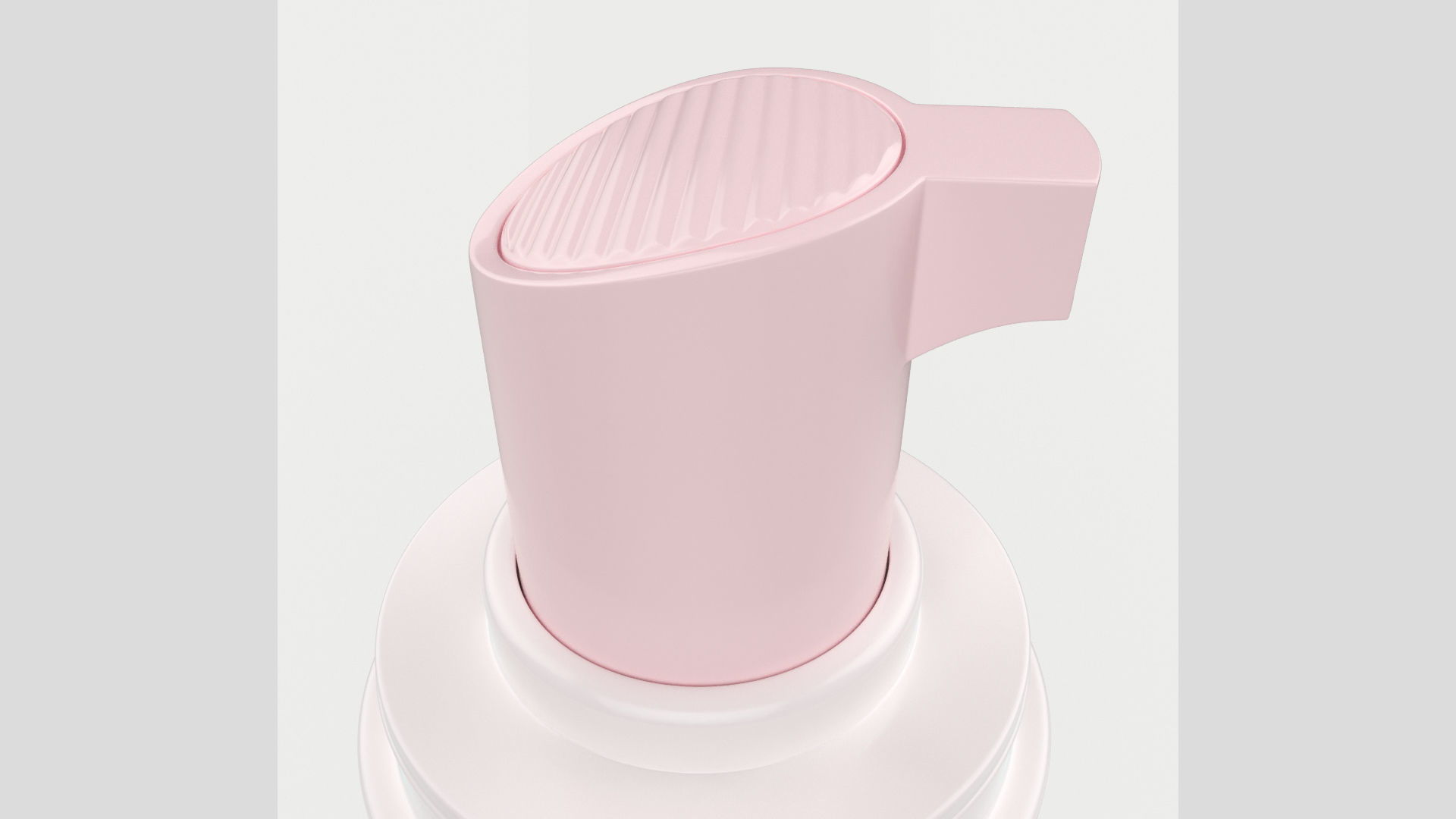 150ml 5oz Cosmetics Pump Dispenser Bottle Low High Poly 3D model_5