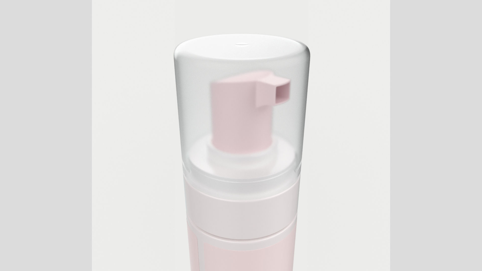 150ml 5oz Cosmetics Pump Dispenser Bottle Low High Poly 3D model_3