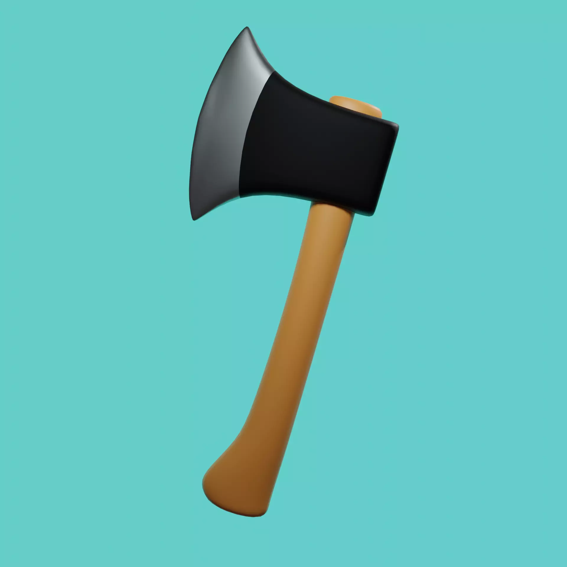 Simple Axe Free low-poly 3D model