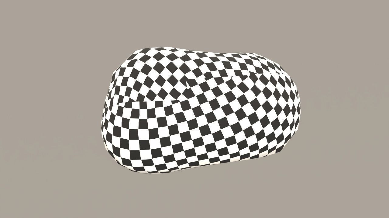 Big Potato Low-poly 3D model_14