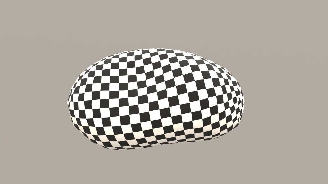 Big Potato Low-poly 3D model_10