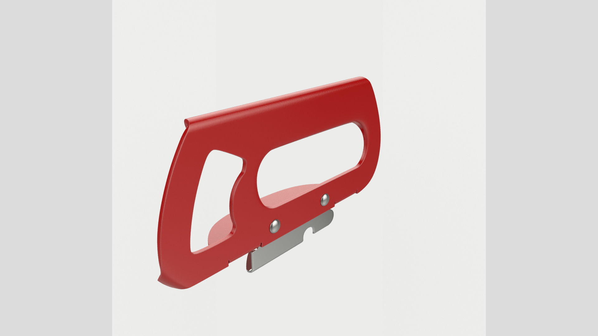 Can Opener with Cap Opener Classic Low High Poly 3D model_3
