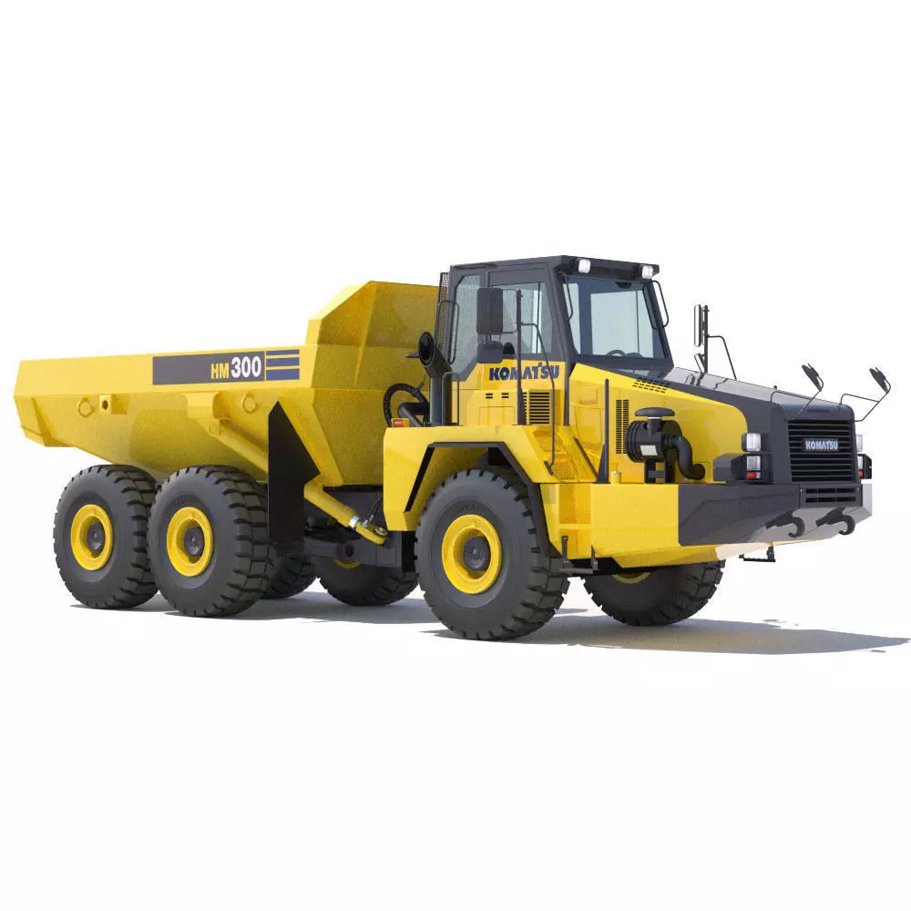 Articulated Dump Truck Komatsu HM300-2 3D model_0