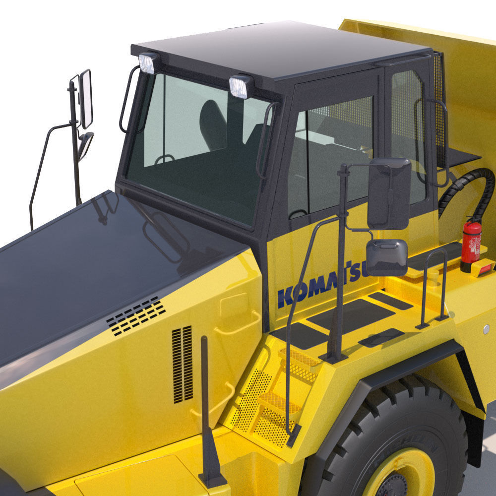 Articulated Dump Truck Komatsu HM300-2 3D model_8