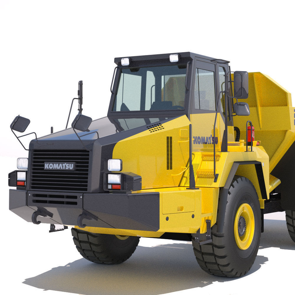 Articulated Dump Truck Komatsu HM300-2 3D model_7