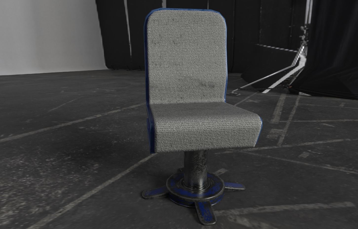 Sci Fi Chair  Low-poly 3D model_3