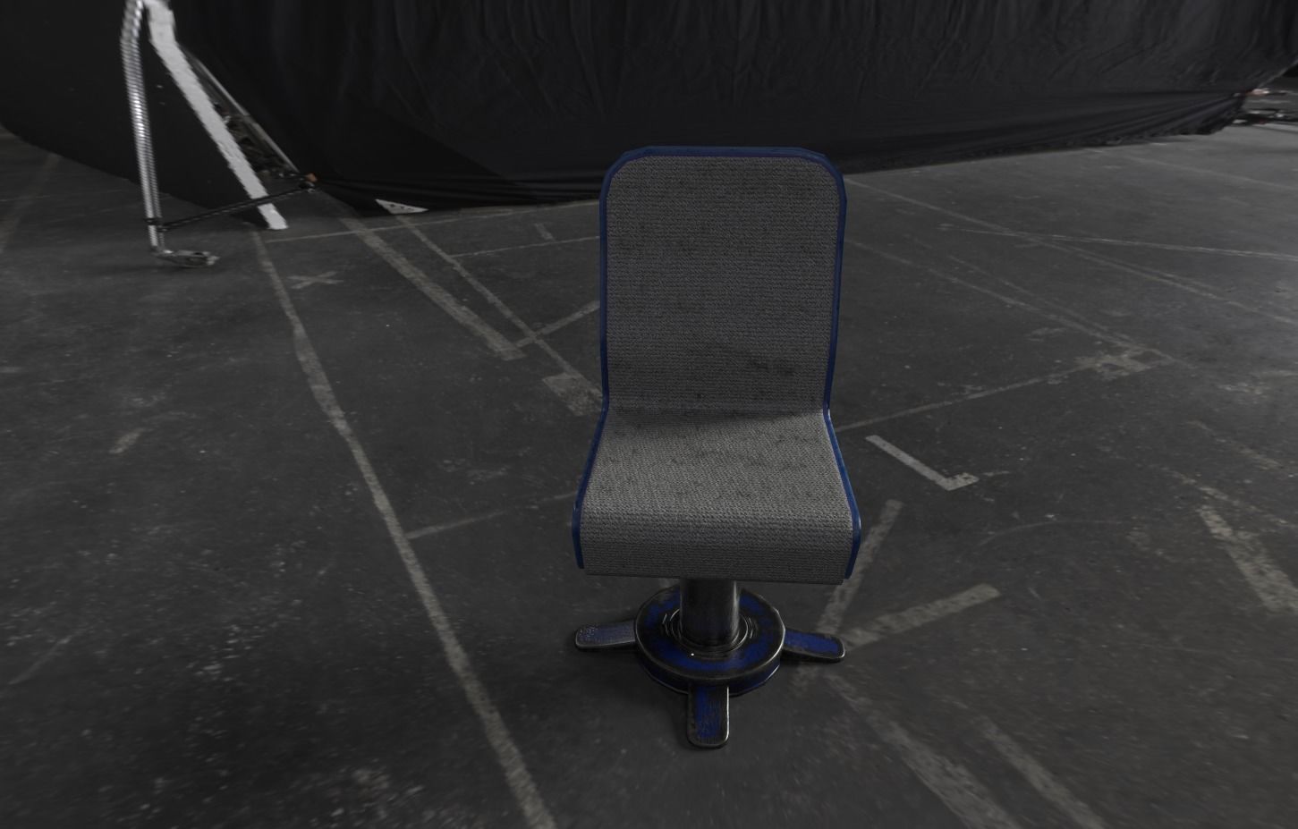 Sci Fi Chair  Low-poly 3D model_6