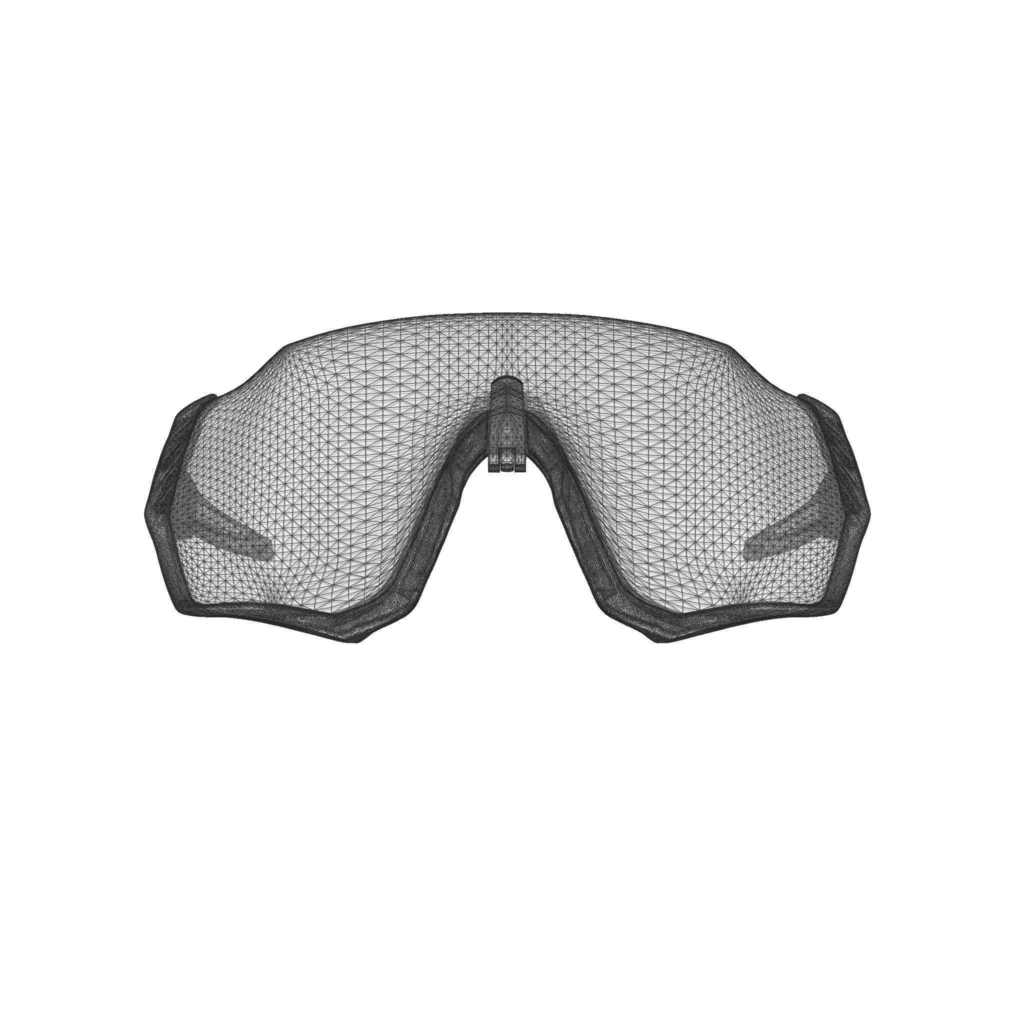 Oakley Flight Jacket  Photochromic OO9401 Sport glasses Low-poly 3D model_6
