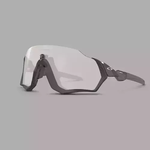Oakley Flight Jacket  Photochromic OO9401 Sport glasses Low-poly 3D model