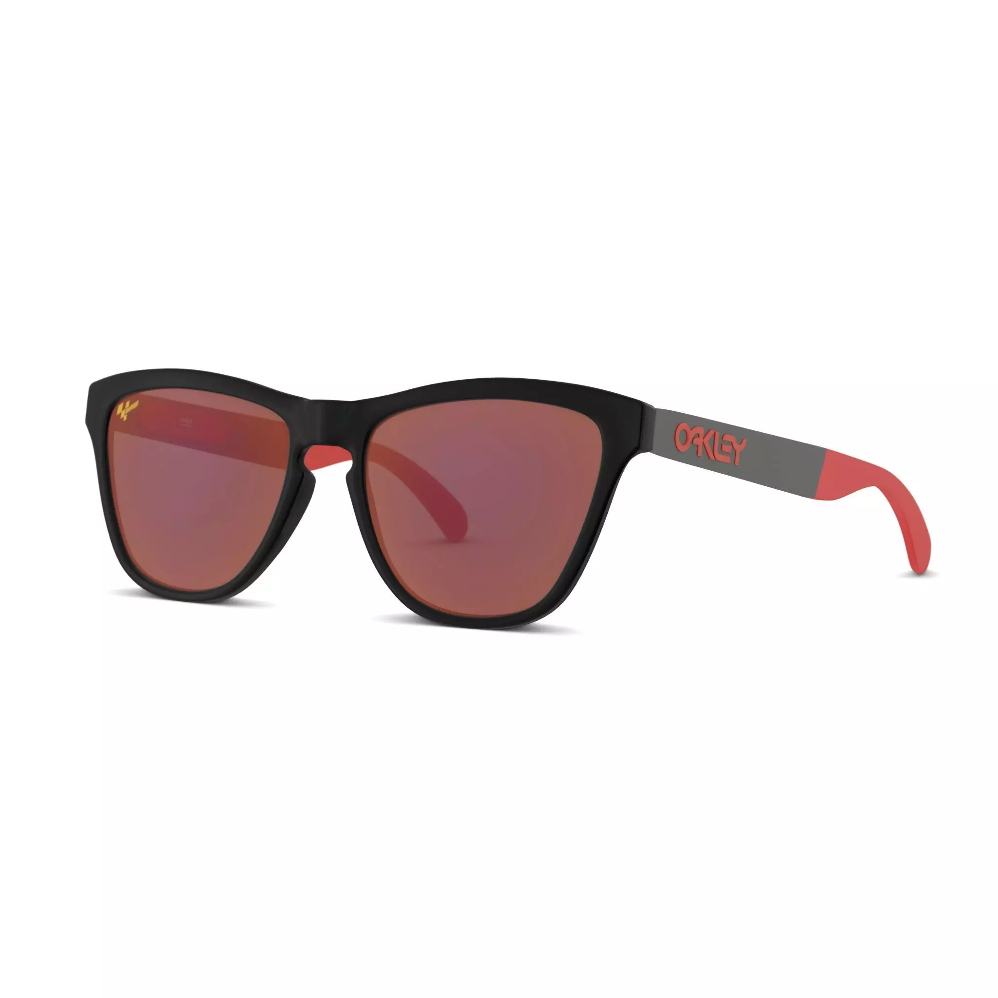 Oakley Frogskins Mix MotoGP Collection Prizm Ruby Sport glasses Low-poly 3D model_0